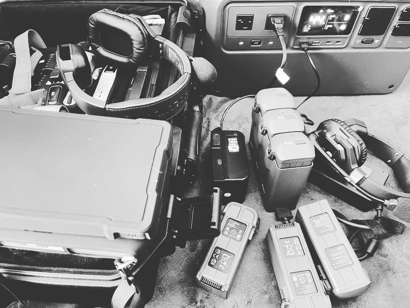 来週の撮影の充電と調整準備！