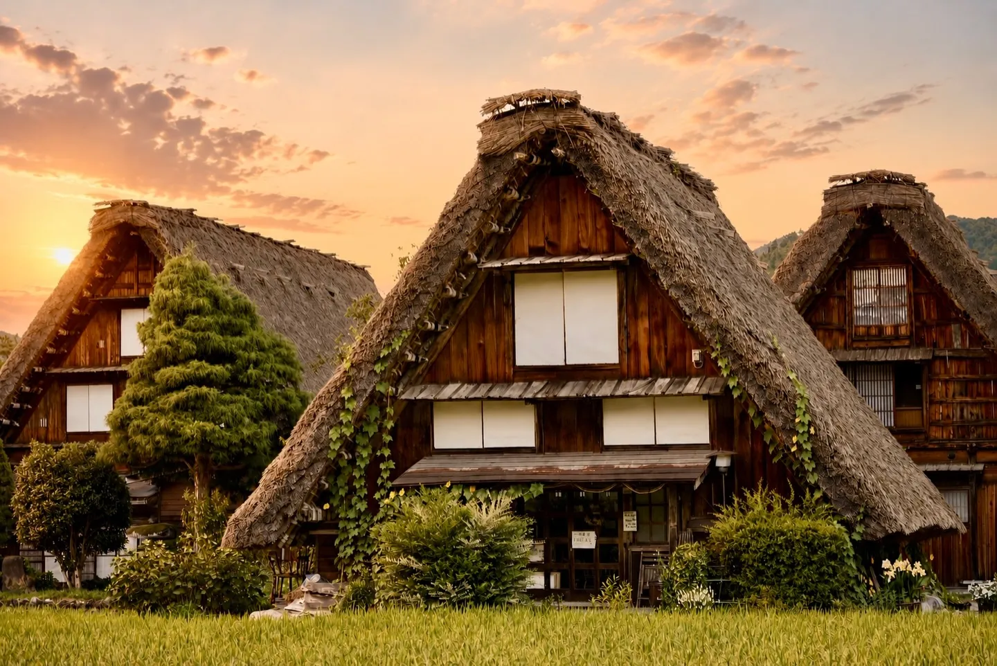 白川郷合掌村！